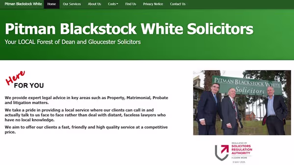 PBW Solicitors Website