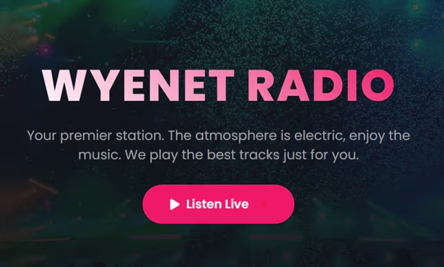 Wye Net Radio Website